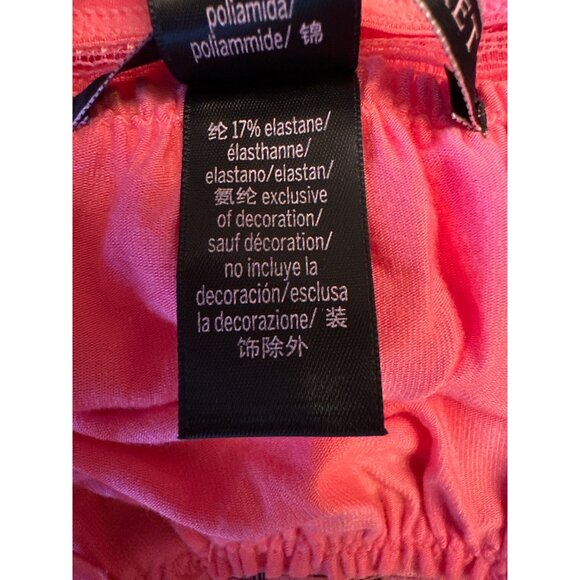 Victorias Secret Coral Pink Lace-Trimmed Slip Dress S/P - Picture 5 of 5